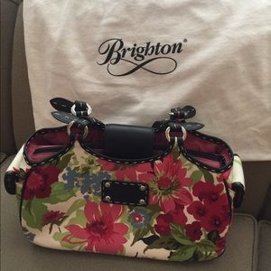 Brighton Canvas & Leather 17” tote
